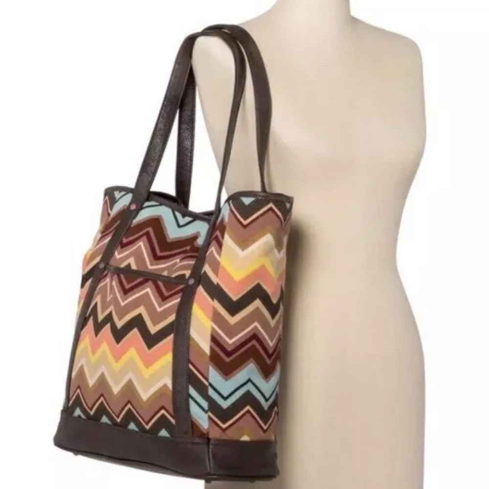 Missoni for Target Colore Zig Zag Large Tote Bag Handbag